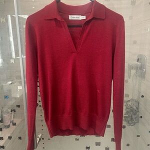 Calvin Klein Women's Red Sweater